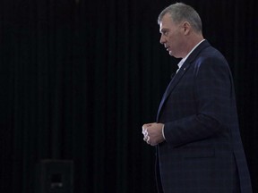 CFL commissioner Randy Ambrosie says the league must establish a “more co-operative ecosystem” off the field. (THE CANADIAN PRESS FILE)