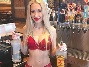 Bikini Day at a Missouri Twin Peaks restaurant. The chain is being sued for "sexual exploitation of young women" among other things.