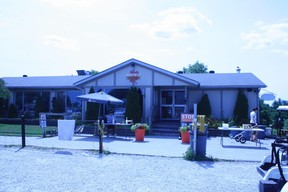 Exterior of the clubhouse at Mayfield Golf Club in Caledon East, Ont.