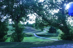 General view from behind the clubhouse at Mayfield Golf Club in Caledon East.
