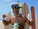 Mike Tyson trat in Discoverys Tyson Vs gegen Killerhaie an.  Jaws: Rumpeln auf dem Riff. 
