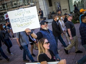 OTTAWA — September 12, 2020 — Gun owners from across the country gathered on Parliament Hill and held a march, organized by the Canadian Coalition for Firearm Rights.