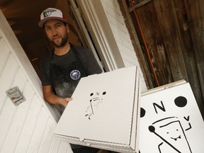 Luke Pollard started making pizzas from his Toronto home when he and his wife's construction business shut down during COVID-19