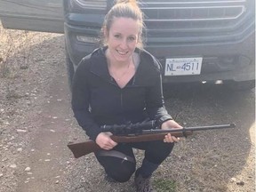 Cassandra Parker, 31, co-owner of a sporting goods shop in Prince George, B.C. is taking the federal government to court over sweeping new gun regulations.