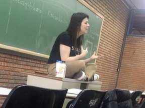 Teacher Paola De Simone.