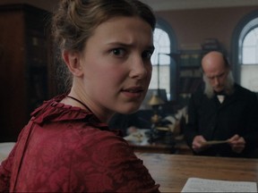 Millie Bobby Brown stars as Sherlock’s kid sister Enola Holmes in a new Netflix movie.