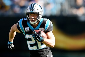 Christian McCaffrey  of the Carolina Panthers should be the top running back selected in fantasy pools.