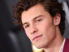 Canadian singer-songwriter Shawn Mendes arrives for the 62nd Annual Grammy Awards on Jan. 26, 2020, in Los Angeles.