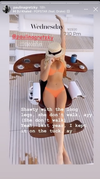 A screengrab of a video of Paulina Gretzky shared to her Instagram story.
