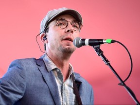 Singer-songwriter Justin Townes Earle performs on the Mustang Stage during day 1 of 2017 Stagecoach California's Country Music Festival at the Empire Polo Club on April 28, 2017 in Indio, California.
