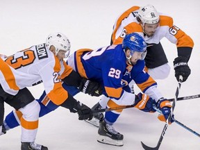 The Philadelphia Flyers and the New York Islanders concluded their series Saturday night in Toronto. USA TODAY