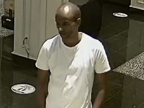 An image released by Toronto Police of a suspect in an alleged sexual assault in the Mount Pleasant and Eglinton area on Aug. 14, 2020.