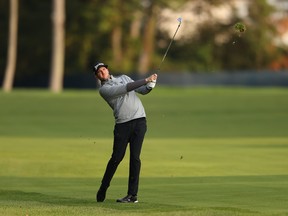 Canadian Taylor Pendrith plays his shot on the second hole during Round 2 of the U.S. Open at Winged Foot in Mamaroneck, N.Y., on Friday.