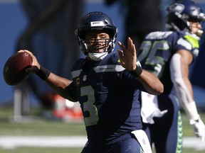 Seattle Seahawks quarterback Russell Wilson picked up 36.8 fantasy points on Sunday.