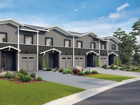 Townhomes start at $420,000 for the base model with a wide variety of upgrade packages. SUPPLIED
