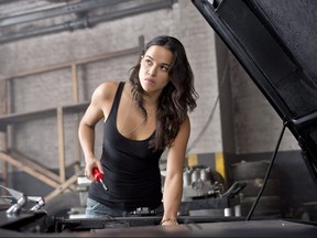 Michelle Rodriguez, who plays Letty in the Fast and the Furious franchise, has teased that F9 will go into space.