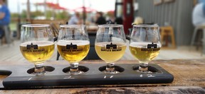 From Pilsners, IPAs, sours and everything in between, Quayle’s features a robust taproom. SARA SHANTZ/PHOTO