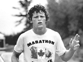 When Terry Fox was forced to stop on Sept. 1, 1980, 143 days after his quest to run across Canada had been launched, he had covered 5,373 kilometres but was not yet halfway to his destination. He died in June 1981, and within months Canadians picked up where he left off, organizing the first Terry Fox Run.