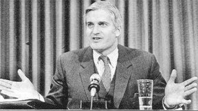 John Turner during his tenure as federal Liberal finance minister in the 1970s.
