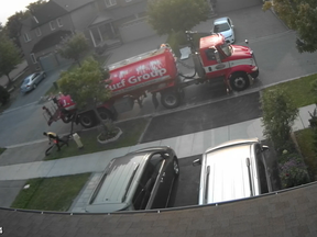 A video has surfaced on Reddit showing a GTA sod company whose worker allegedly stole water from a city hydrant.