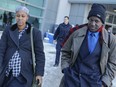 Sean Hosannah, then 40, and his wife Maria, 30 at the time, leave Brampton, Ont. court after there sentence hearing after being convicted of manslaughter of their 27-month-old daughter, Matinah, on Friday January 30, 2015.