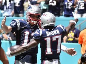 Antonio Brown has joined former teammate Tom Brady in Tampa Bay.