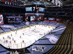 The NHL may not have fans in arenas to start next season.