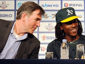 reports suggest Billy Beane could be leaving the Athletics soon
KITAMURA (Photo credit should read TOSHIFUMI KITAMURA/AFP via Getty Images)