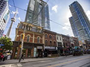 Restaurant strip along King St. W. in downtown Toronto, Ont. on Thursday September 3, 2020. Ernest Doroszuk/Toronto Sun/Postmedia