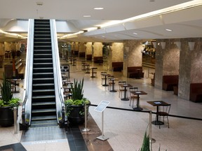 Brookfield Place's empty food court