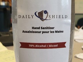 Health Canada says a lot of the Daily Shield hand sanitizer sold at a Thunder Bay Dollarama, and possibly at other Canadian locations, has been deemed counterfeit.