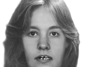 An unidentified woman was found murdered in a Florida canal on Dec. 23, 1975, and now Davie Police Department investigators are hoping new technology, which determined she looked like this, can help them solve her killing.