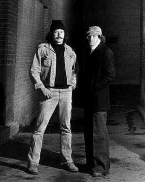 Undated photo of Toronto Sun legends Mark Bonokoski (L) and the late Jerry Gladman (R).