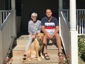 Christine Jessop’s mom, Janet, and brother, Ken.
