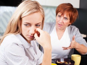 A woman is having a hard time forgiving her mother-in-law after she cheated on her father-in-law.
