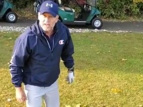 The chief financial officer of an Etobicoke wealth management company has been fired after video surfaced of him allegedly uttering a racial slur to a fellow golfer in Georgetown golf club on Oct. 10.