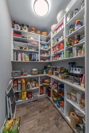 Along with a butler’s station, this home features a pantry the size of a small bedroom.