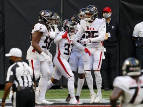 The Atlanta Falcons held on to beat the Denver Broncos on Sunday.