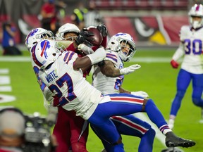 Arizona Cardinals wide receiver DeAndre Hopkins makes the game-winning TD catch against the Bills on Sunday.