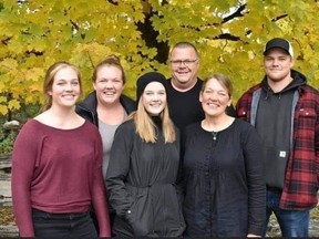 A photo of slain OPP Const. Marc Hovingh and his family.