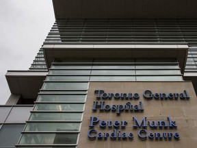 Toronto General Hospital, on University Ave., is pictured on Nov. 15, 2020.