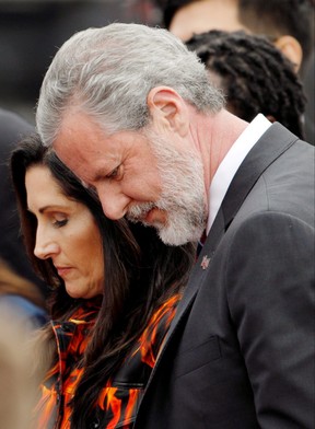 Evangelical leader Jerry Falwell Jr. allegedly played games with his wife Becki in which they would rank Liberty University students they most wanted to have sex with, according to one student who claimed to have been intimate with Becki.