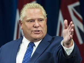 Ontario Premier Doug Ford. POSTMEDIA NETWORK