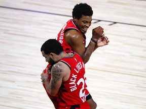 Kyle Lowry and Fred VanVleet recently showed off Lowry's new Ferrari on Instagram.