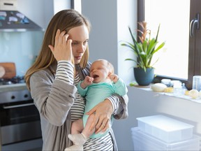 A new mom's attitude change towards a friend may be a sign of mental health issues.