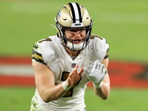 Quarterback Taysom Hill gets the nod as the New Orleans Saints take on the Atlanta Falcons on Sunday.  Getty Images