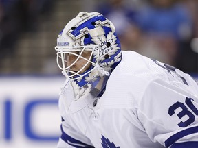 Michael Hutchinson hopes his second coming in Toronto’s crease has a better ending.