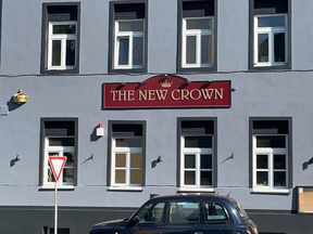 A pub has been moved from the U.K. to Germany.