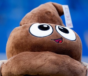 Ein Poop-Emoji.  Dateien