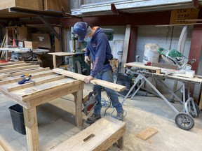 After completing an eight-week program, an apprentice works for about a year, returns to the training centre to complete another eight-week program and then writes their certificate of qualification exam.